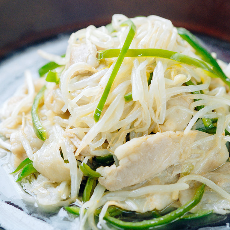 豚バラともやしの黒酢炒め | 坂元のくろず 公式オンラインショップ