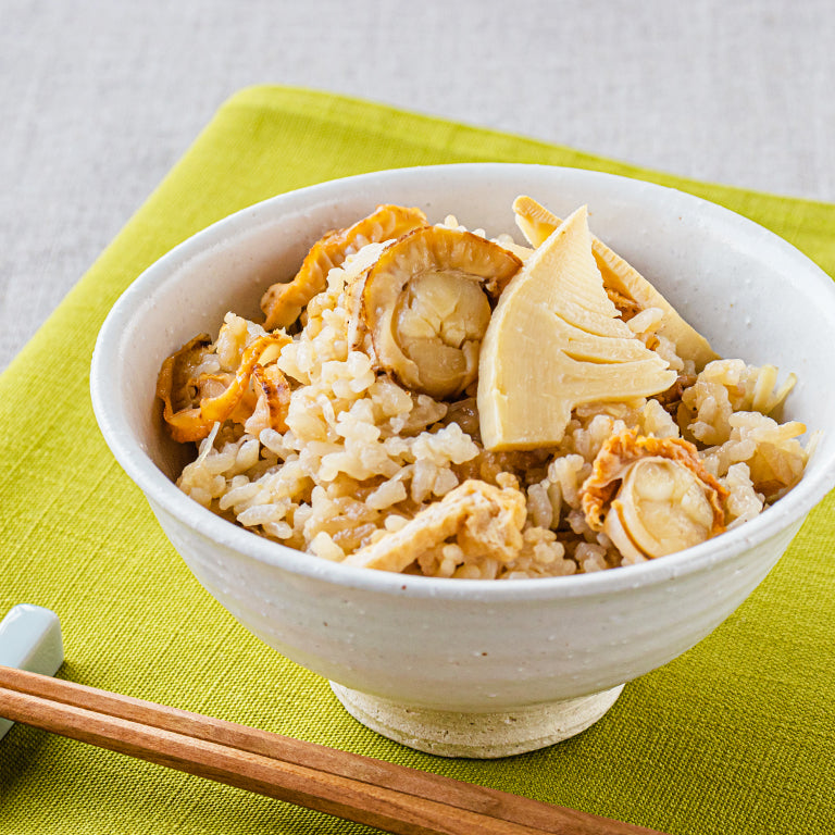 たけのことホタテの黒酢炊き込みご飯 | 坂元のくろず 公式オンライン