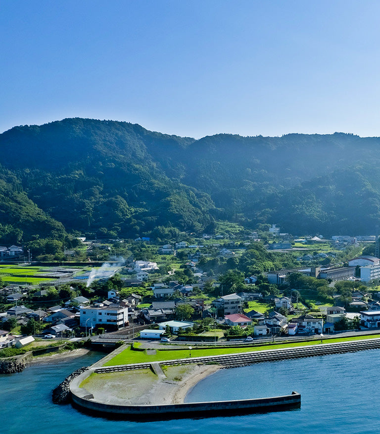 ⿅児島県霧島市福⼭町の風景