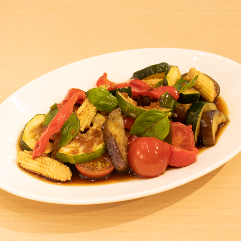 夏野菜の焼きびたし