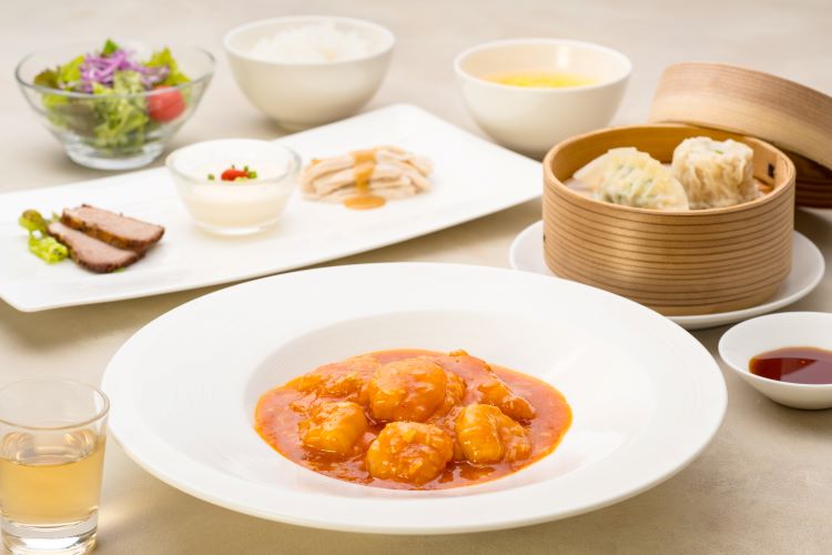 「壺畑」プレミアムランチ(エビチリ)